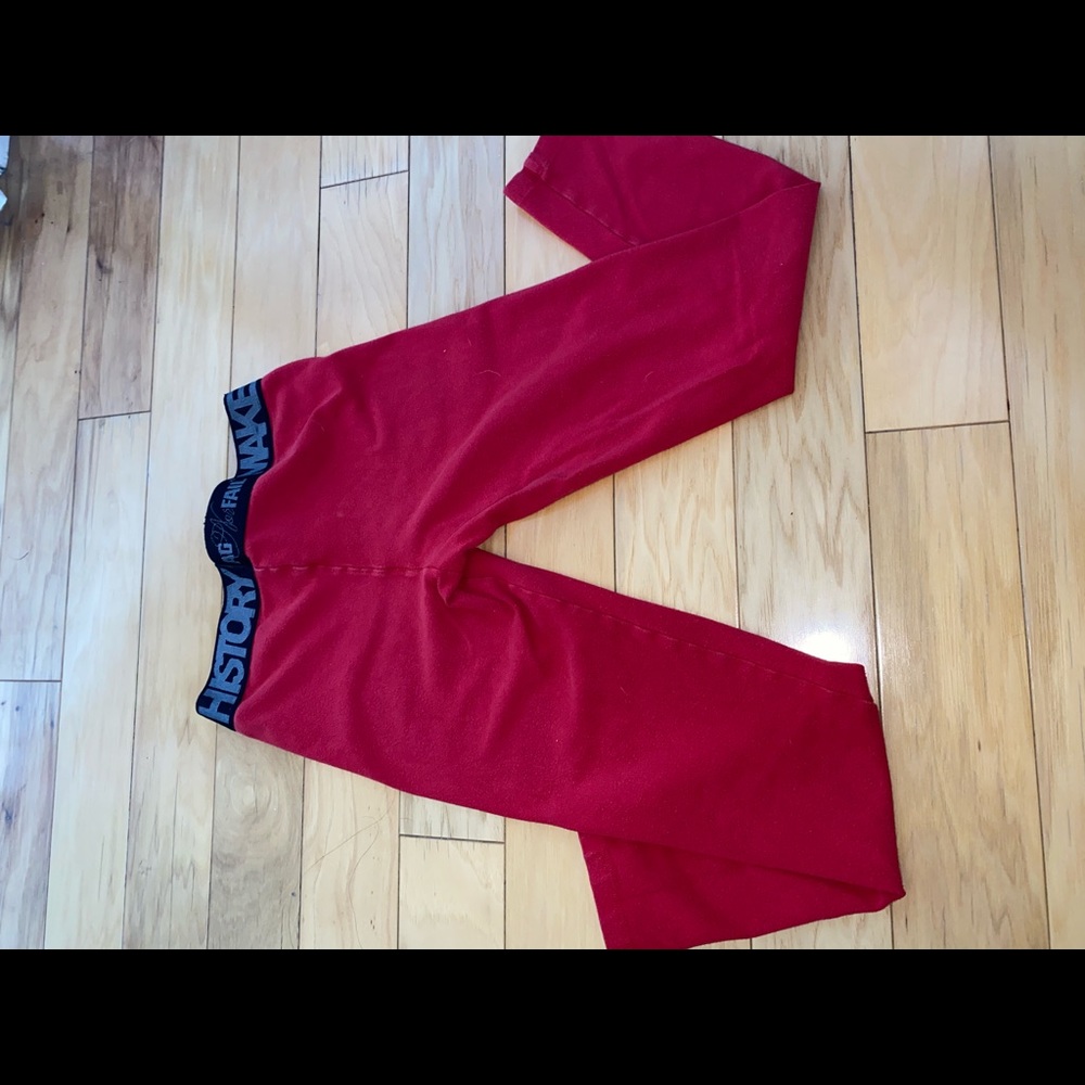 Flag nor fail red leggings size small